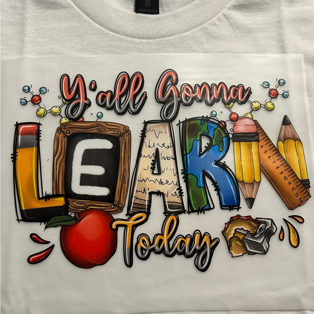 TEACHER Graphic Tshirt Custom made SIZES small - 3X